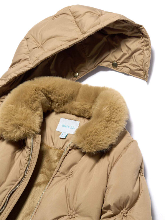 Abel & Lula Abel & Lula Giubbotto invernale 5848 Beige Regular Fit
