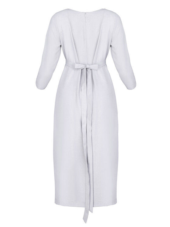 FIGL FIGL Sukienka M631 Szary Regular Fit