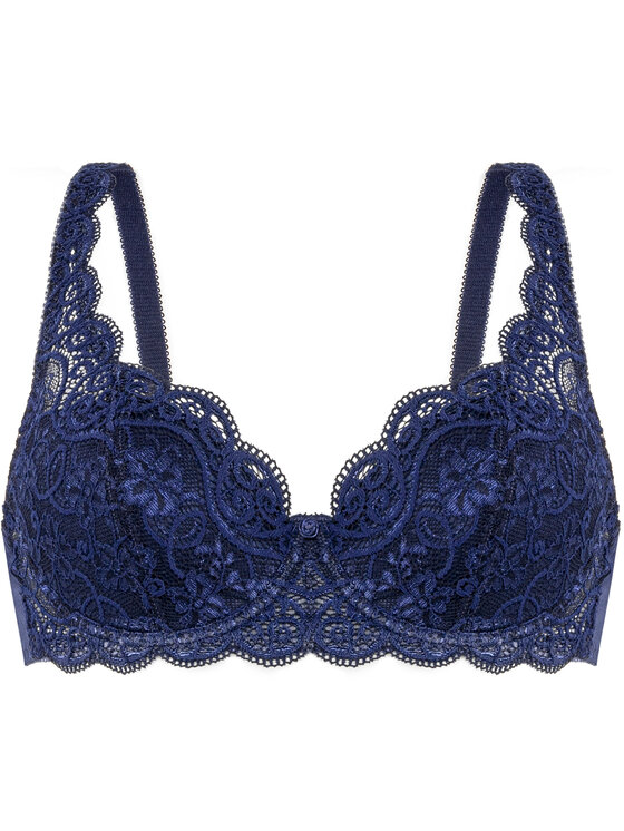 Triumph Reggiseno con ferretto Amourette 300 10166798 Blu scuro, taglia : 95E