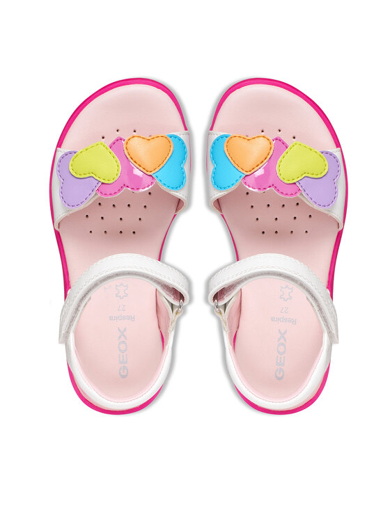 Geox Geox Sandále J Sandal Joyfoot Gir J65P1D 000BC C0653 M Biela