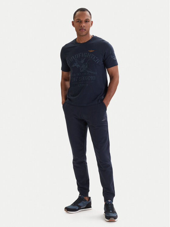Aeronautica Militare Aeronautica Militare Pantaloni trening 261PF0872UF00459 Bleumarin Regular Fit