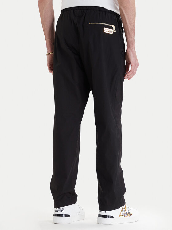 Versace Jeans Couture Versace Jeans Couture Szövet nadrág 80GAA100 N0132 Fekete Regular Fit