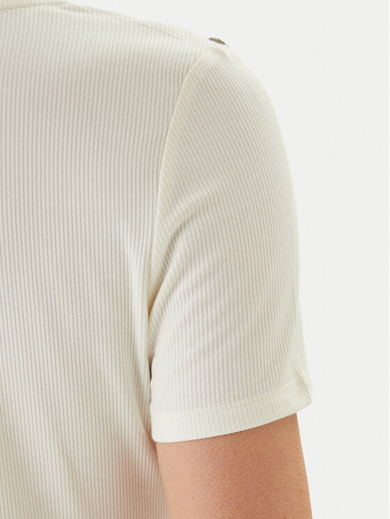 Morgan Morgan Blūze 251-DOMANI Écru Slim Fit