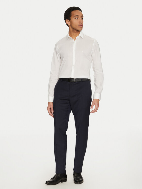 Calvin Klein Calvin Klein Košeľa K10K114356 Biela Regular Fit