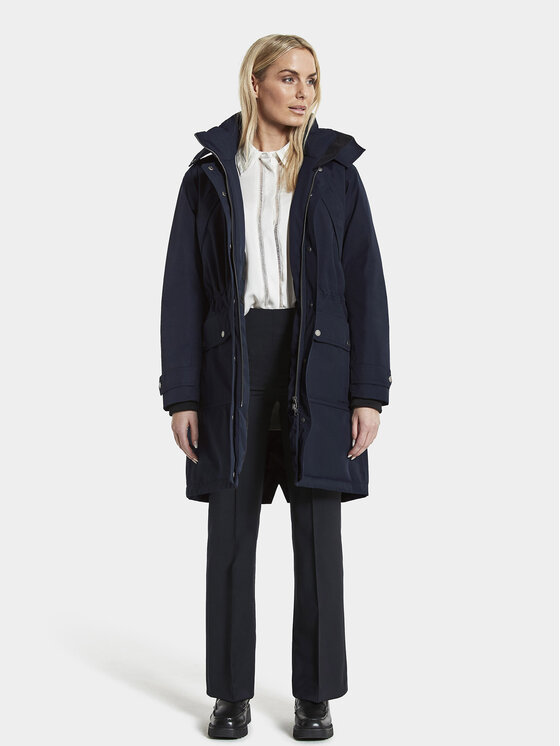 Didriksons Didriksons Parka Lene 504261 Sötétkék Relaxed Fit
