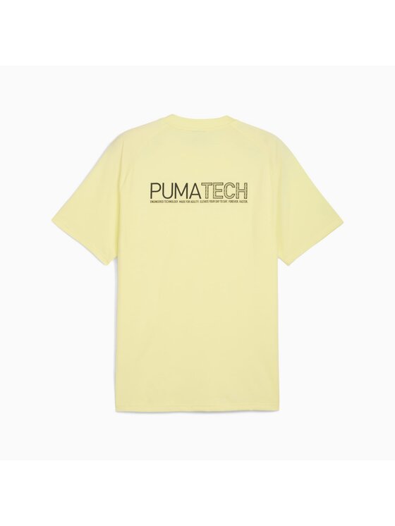Puma Puma T-Shirt 632100 Żółty Regular Fit