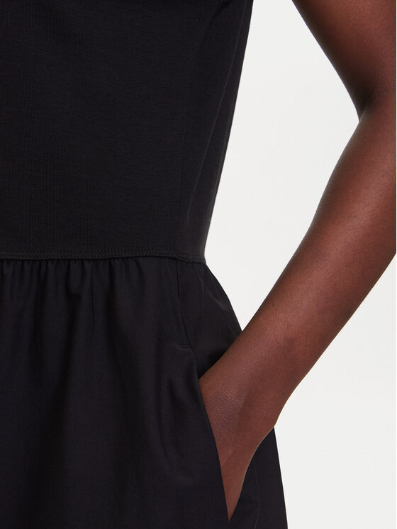 Tommy Hilfiger Tommy Hilfiger Rochie de zi Modern Cody WW0WW46711 Negru Regular Fit