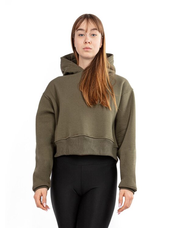 DKaren Sport DKaren Sport Bluza DK-K-B11 Khaki Classic Fit