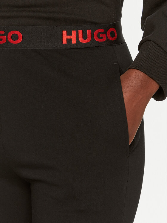 HUGO Hugo Teplákové nohavice Sporty Logo 50520499 Čierna Regular Fit
