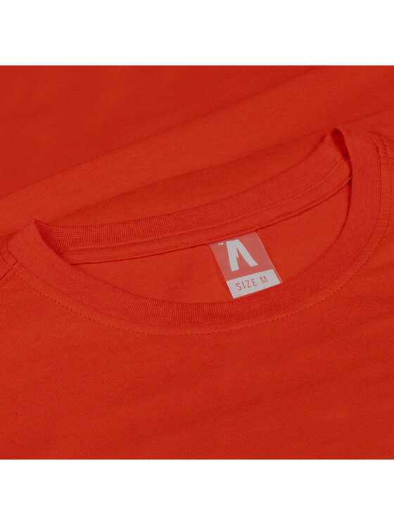 Alpinus Alpinus T-Shirt Skilbrum Czerwony Standard Fit