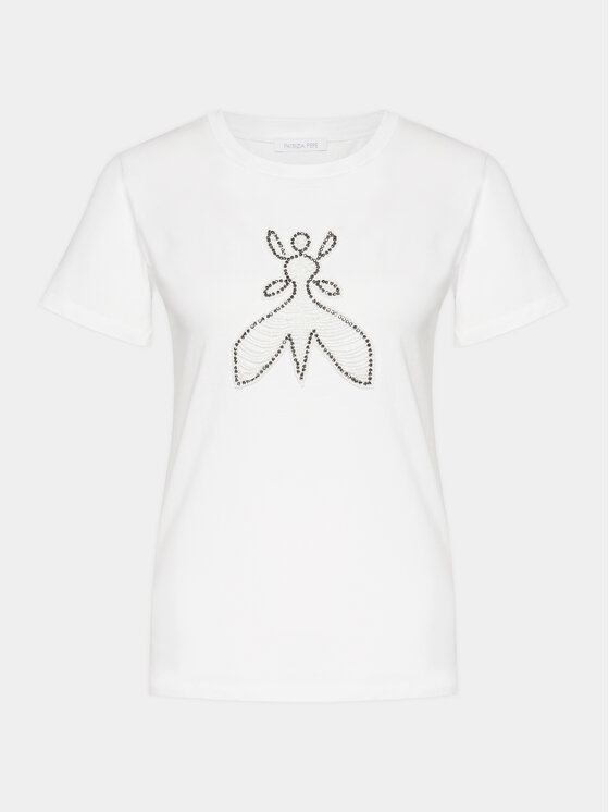 Patrizia Pepe Patrizia Pepe T-Shirt 8M1599/J043-W103 Λευκό Regular Fit