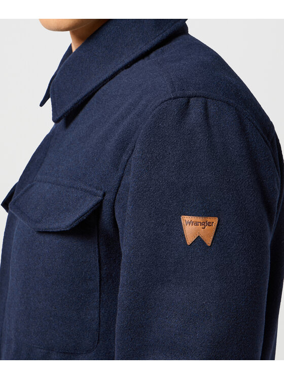 Wrangler Wrangler Kurtka przejściowa 112357212 Granatowy Regular Fit