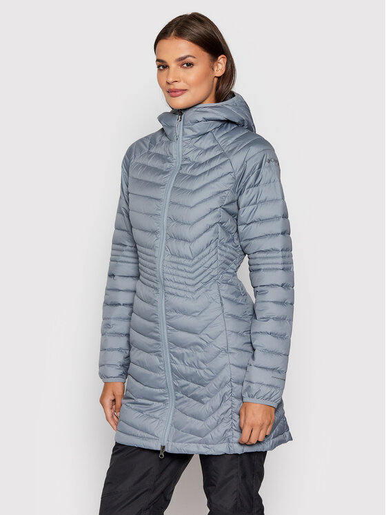 Columbia Puhovka Powder Lite 1748311032 Siva Slim Fit