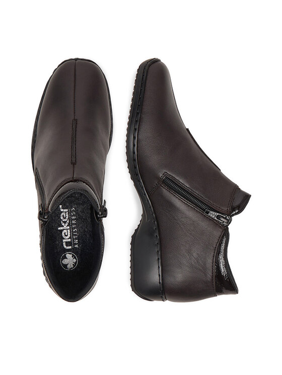 Rieker Rieker Botki CEO-L3882-25 Brązowy ciemny
