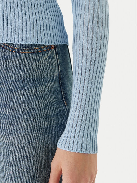 HUGO HUGO Svetr Somya_B 50554221 Světle modrá Slim Fit