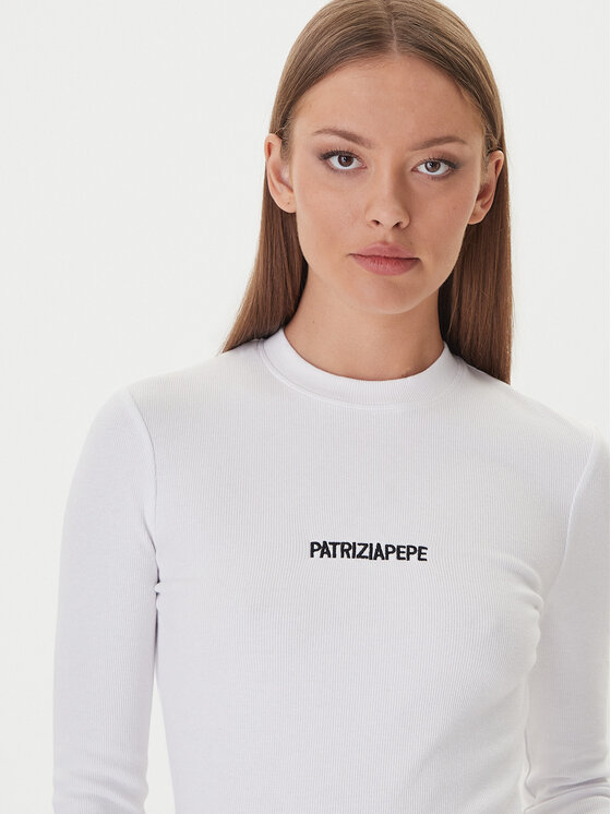 Patrizia Pepe Patrizia Pepe Блуза 2M4512/J355-W103 Бял Regular Fit