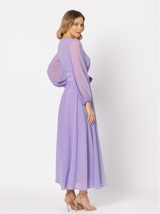 LIDIA KALITA LIDIA KALITA Sukienka wieczorowa Sydney Fioletowy Long Fit