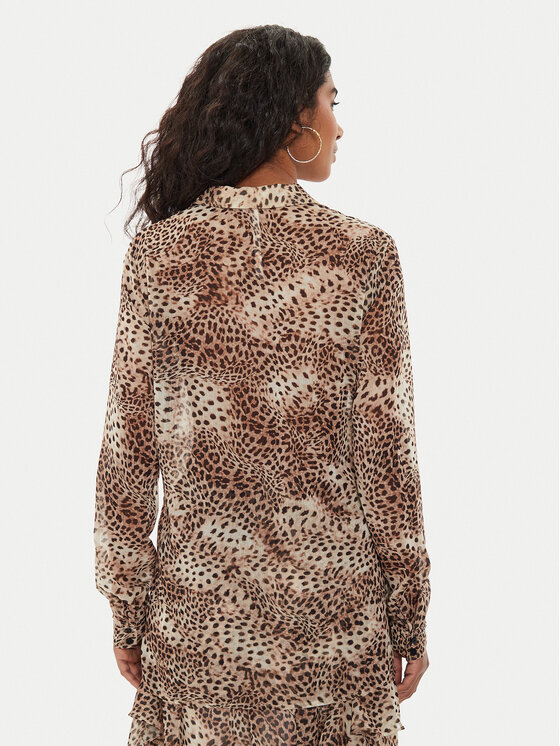Guess Guess Särk W4YH65 WDW82 Pruun Regular Fit