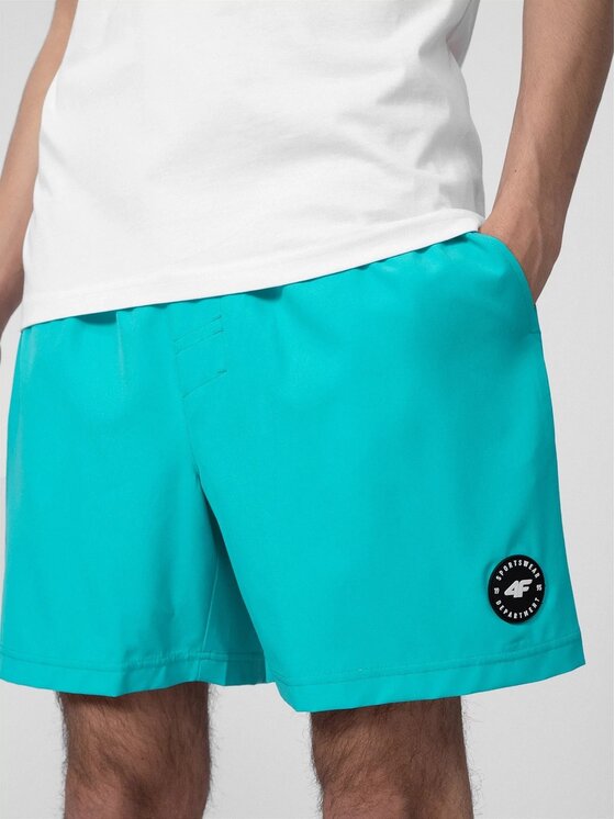 4F 4F Pantaloncini da bagno 4FWSS26UBDSM253-33S Blu Regular Fit