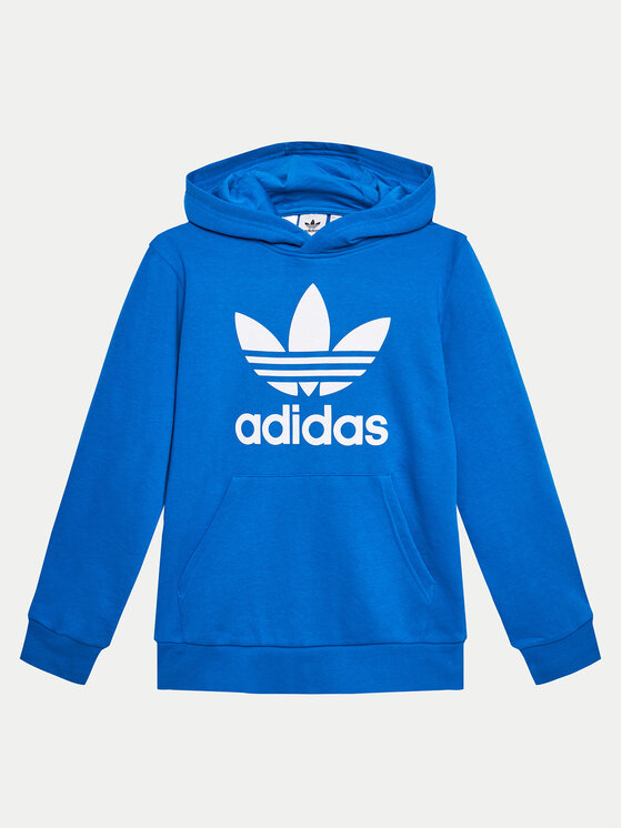 adidas Bluză adicolor Trefoil IN8468 Albastru Regular Fit