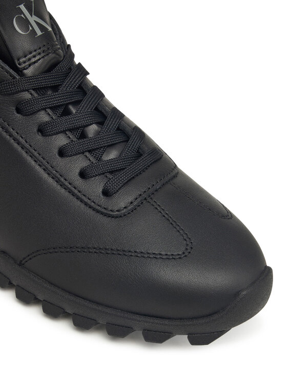 Calvin Klein Calvin Klein Sneakersy Low Profile Runner Lth Mg YW0YW02049 Černá