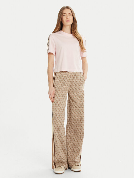 Guess Guess Majica 144851 Roza Classic Fit