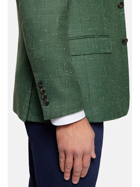 Lancerto Lancerto Marynarka Glendale MA073124000006 Zielony Slim Fit