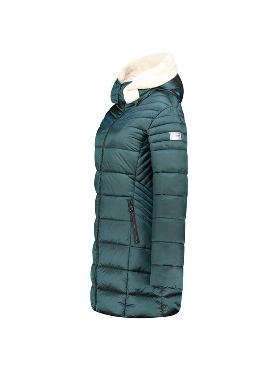 Geographical Norway Geographical Norway Parka WZ5516F/GN-DARK GREEN Zielony Reglan Fit