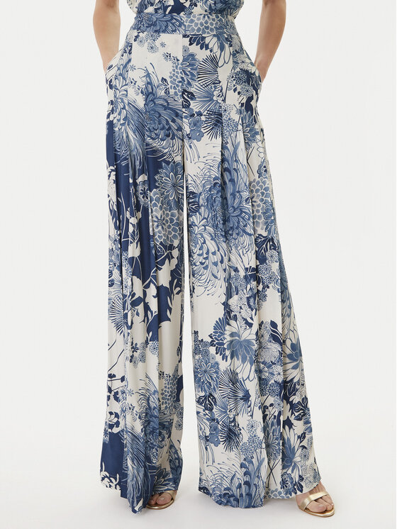 Guess Bavlnené nohavice W6GB02 W1578 Modrá Regular Fit