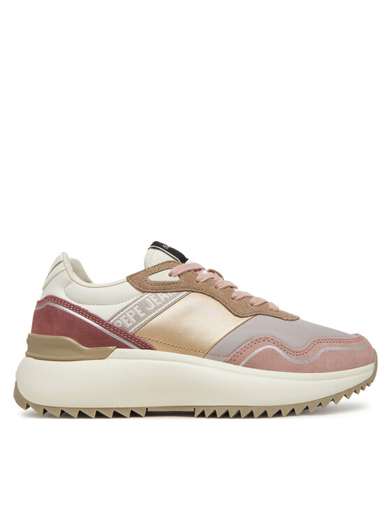 Damskie Sneakersy Pepe Jeans, Rozmiar 38, Różowe, Kimi Glam PLS60042