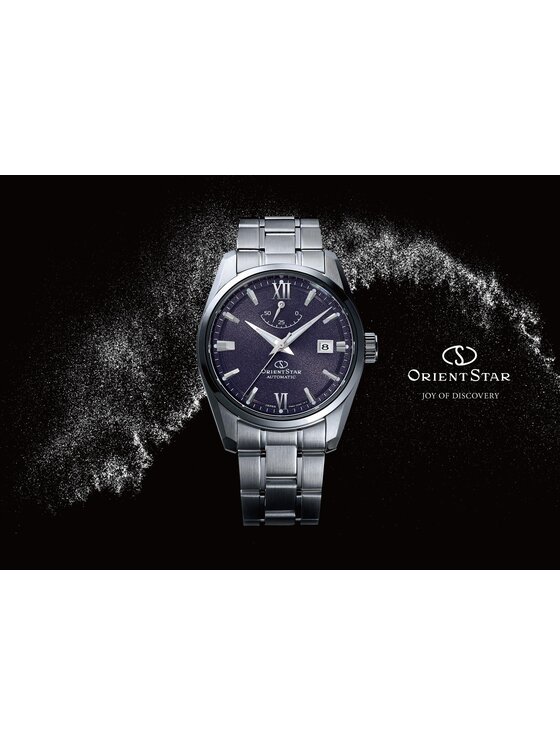 Orient Star Orient Star Zegarek RE-AU0112V00B Srebrny