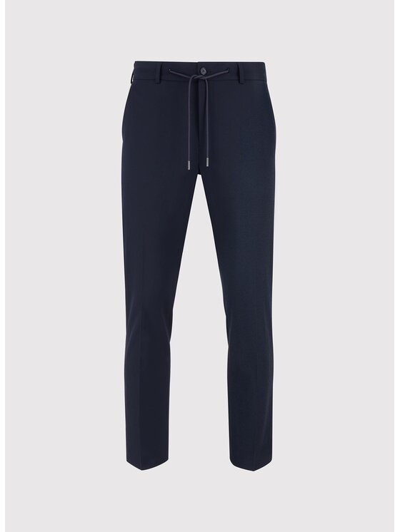 Pako Lorente Pako Lorente Spodnie materiałowe P25WF-WX-018 Granatowy Slim Fit