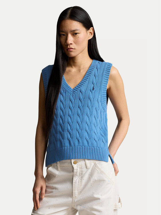 Polo Ralph Lauren Sveter 211906205003 Modrá Regular Fit