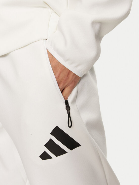 adidas adidas Teplákové nohavice Z.N.E. JF2449 Biela Regular Fit