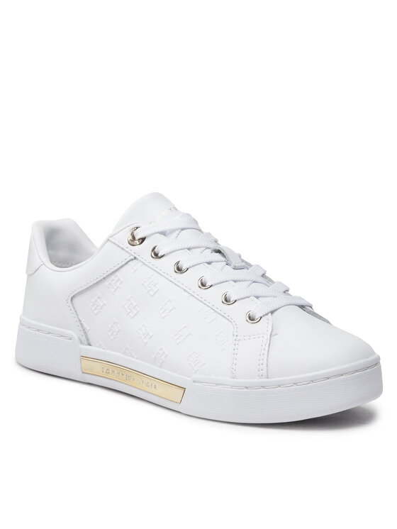 Tommy Hilfiger Tommy Hilfiger Tossud Embossed Monogram Sneaker FW0FW06735 Valge
