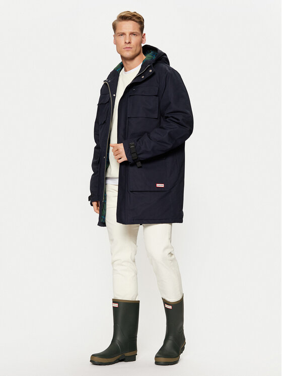 Hunter Hunter Kurtka zimowa HARM0002242 Granatowy Regular Fit