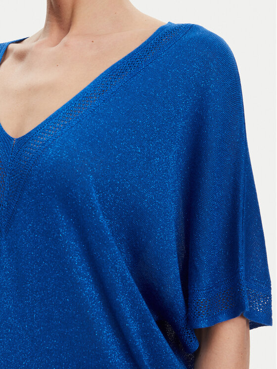 Morgan Morgan Bluse 241-MCHRIS Blau Relaxed Fit