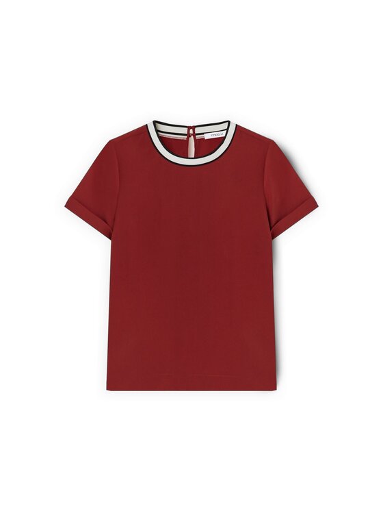 Motivi Motivi Blusa 2714Q001872N0Z6 Bordeaux Regular Fit