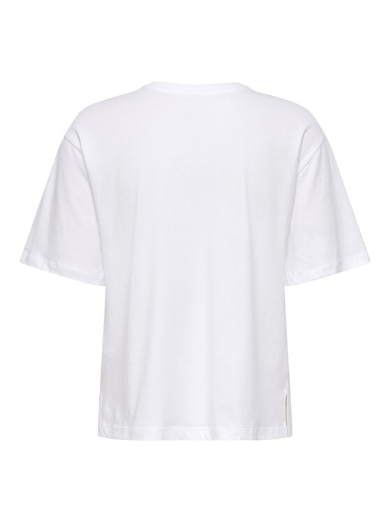 ONLY ONLY Tricou Susan 15372179 Alb Regular Fit