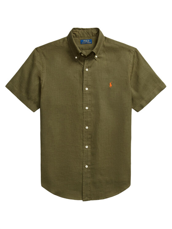 Polo Ralph Lauren Polo Ralph Lauren Cămașă 710968912002 Kaki Custom Fit