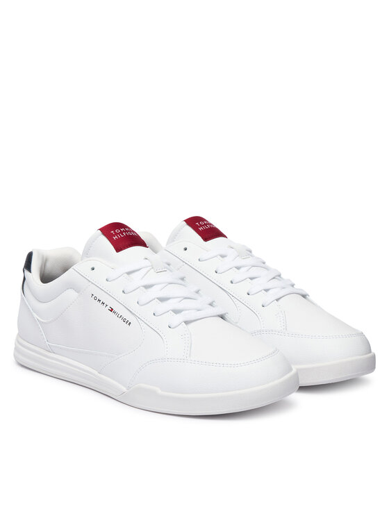 Tommy Hilfiger Tommy Hilfiger Сникърси Low Pro Cupsole Perf Leather FM0FM05944 Бял