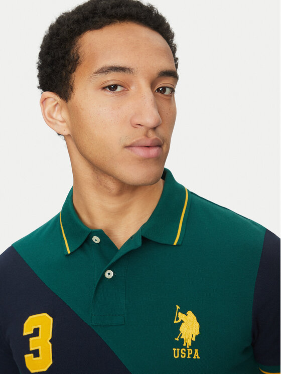 U.S. Polo Assn. U.S. Polo Assn. Polo MUP3996 Πράσινο Regular Fit