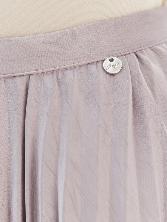 BOSS BOSS Plisuotas sijonas C_Vlantel 50558807 Violetinė Regular Fit