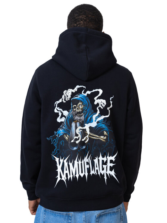 Kamuflage Kamuflage Bluza Skully Czarny Oversize