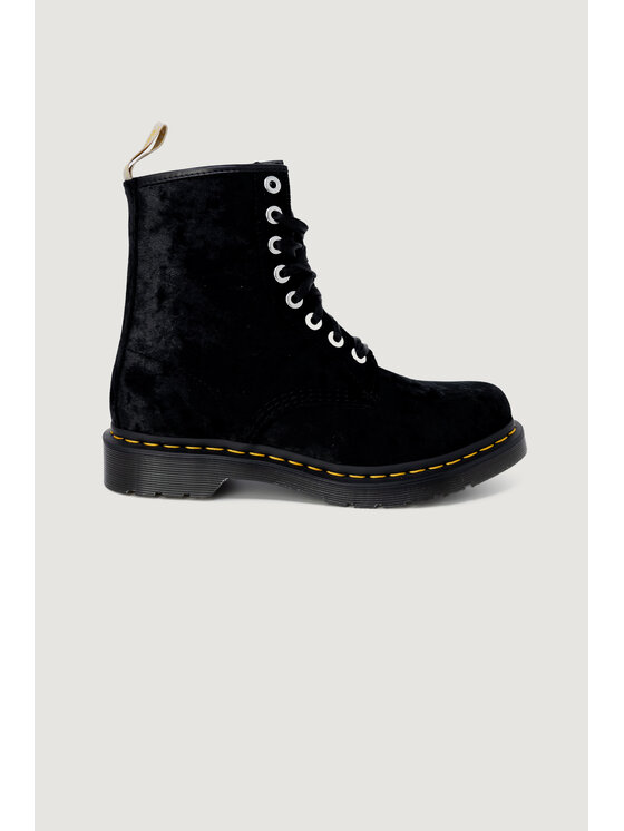 Dr. Martens Dr. Martens Παπούτσια Vegan 1460 Crushed Velvet Μαύρο
