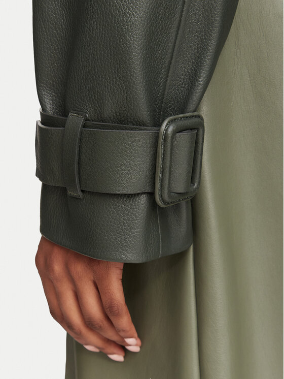 BOSS BOSS Tenchcoat Satela1 50566471 Grün Regular Fit