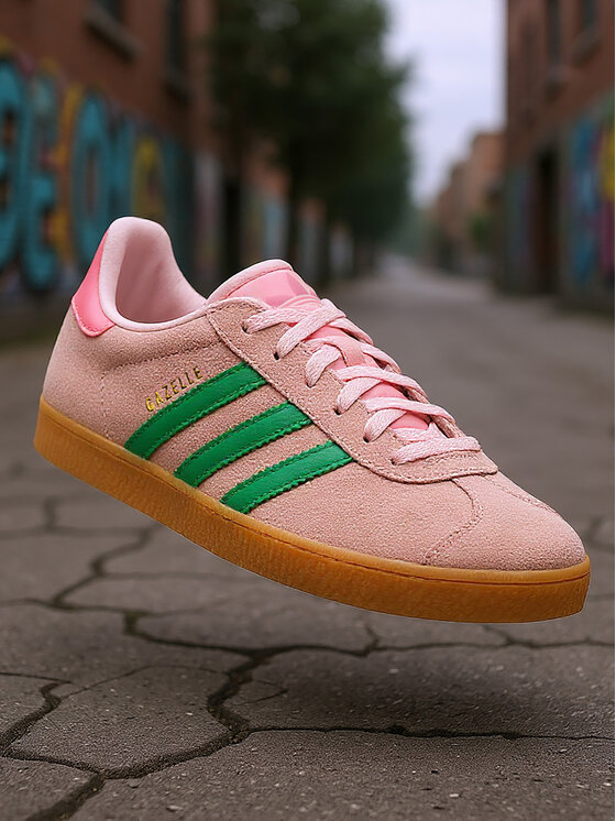 adidas adidas Sneakersy Gazelle J JP7128 Różowy