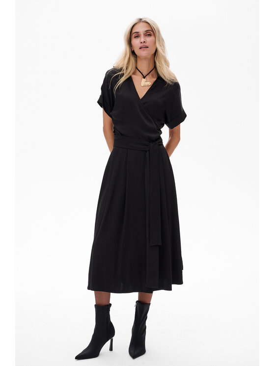 blue shadow blue shadow Bluzka Aria Czarny Regular Fit