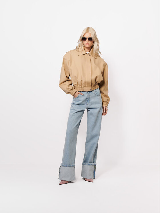 La Mania La Mania Kurtka przejściowa GLASGOW Beżowy Basic Fit