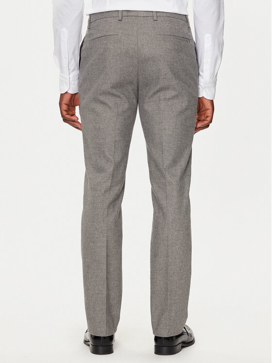 Tommy Hilfiger Tommy Hilfiger Παντελόνι υφασμάτινο MW0MW36735 Γκρι Straight Fit